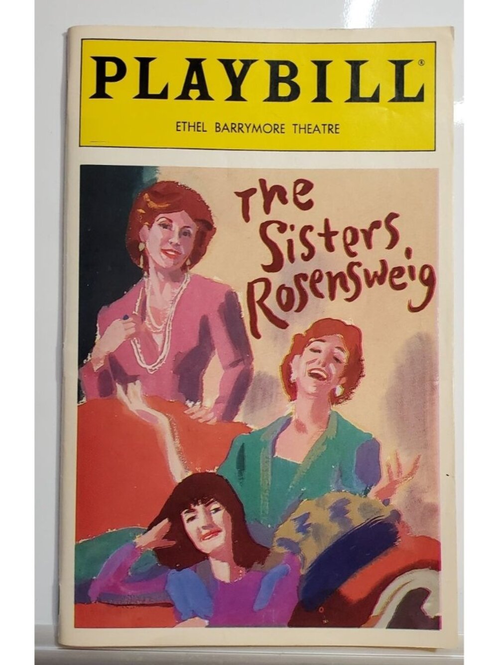 Vintage Playbill "The Sisters Rosensweig" July 1993